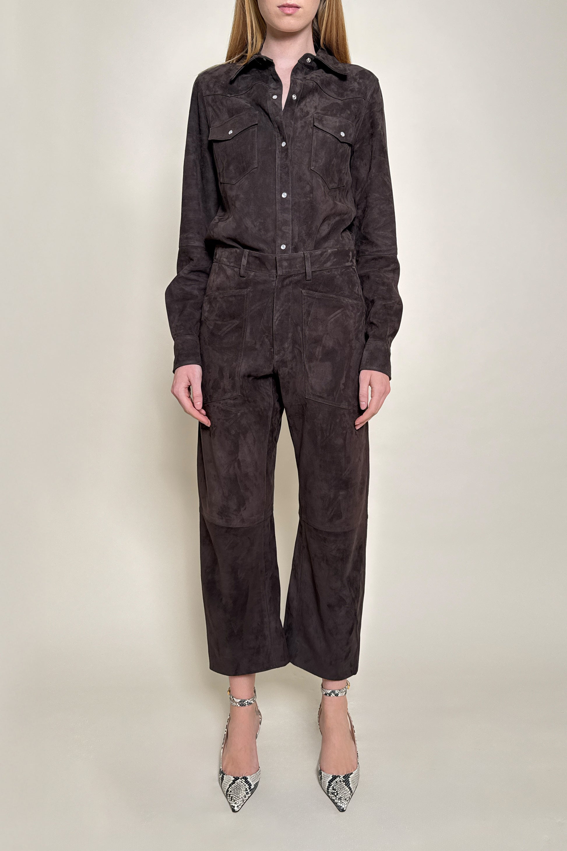 Lederhose Sam in Chocolate SuedeJadia - Anita Hass