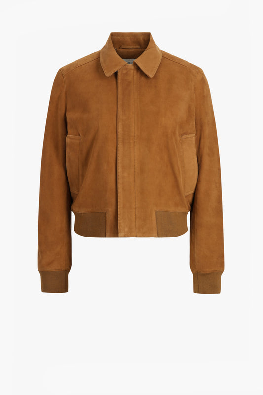 Toni Suede MustardJadia Bomber Jacket - Anita Hass
