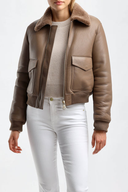 Jacke Cara in Chestnut Jadia