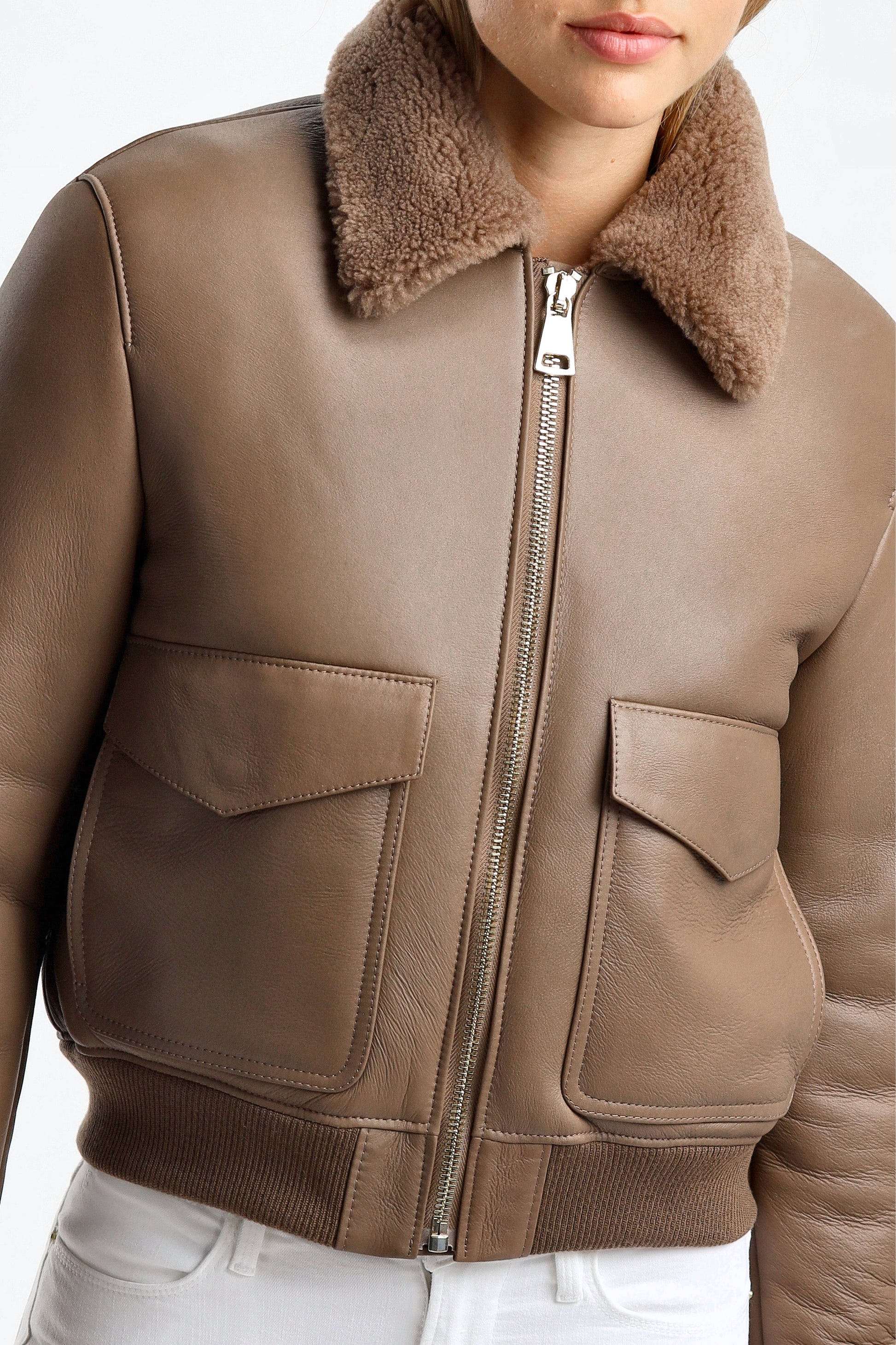 Jacke Cara in Chestnut Jadia
