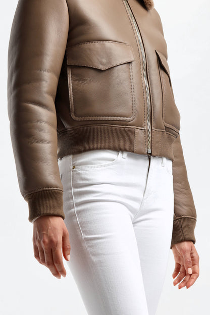 Jacke Cara in Chestnut Jadia