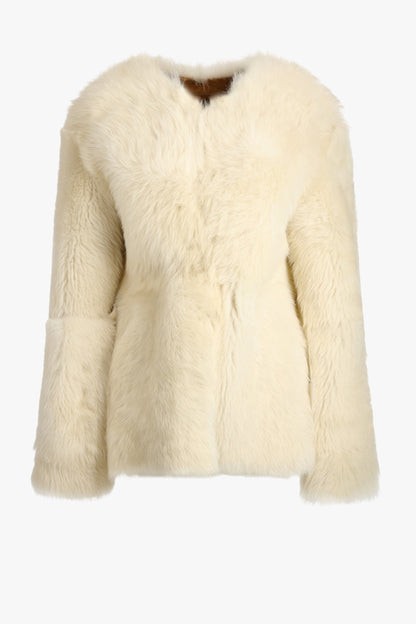 Kate Reversible Jacket in Cream