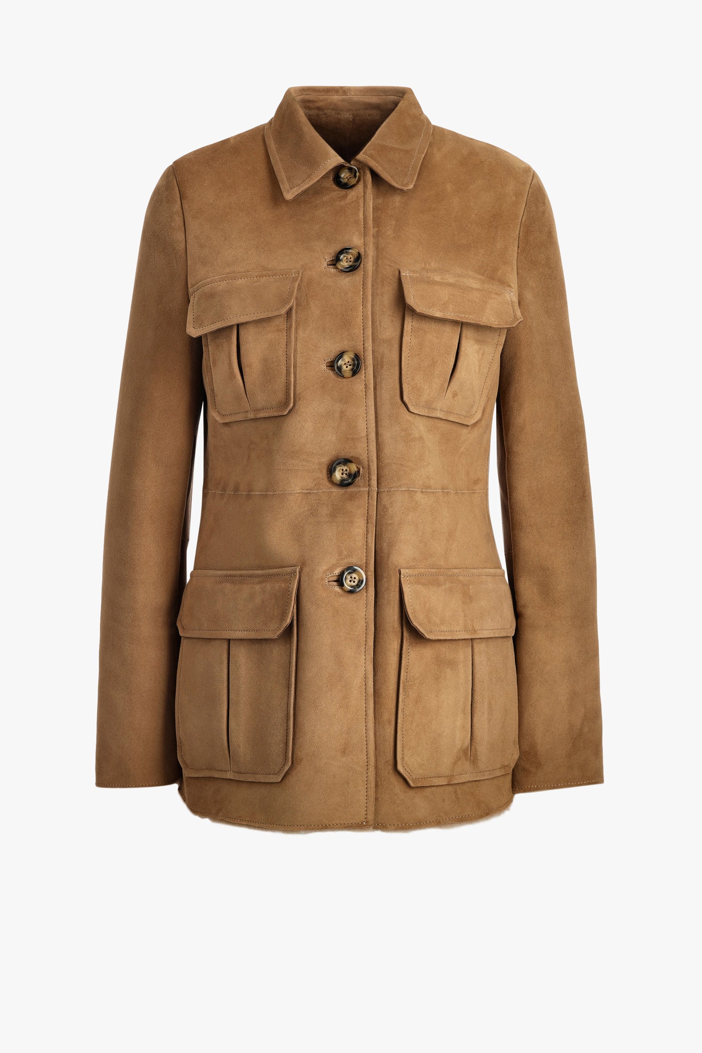 Jacke Tilda in Camel Suede Jadia