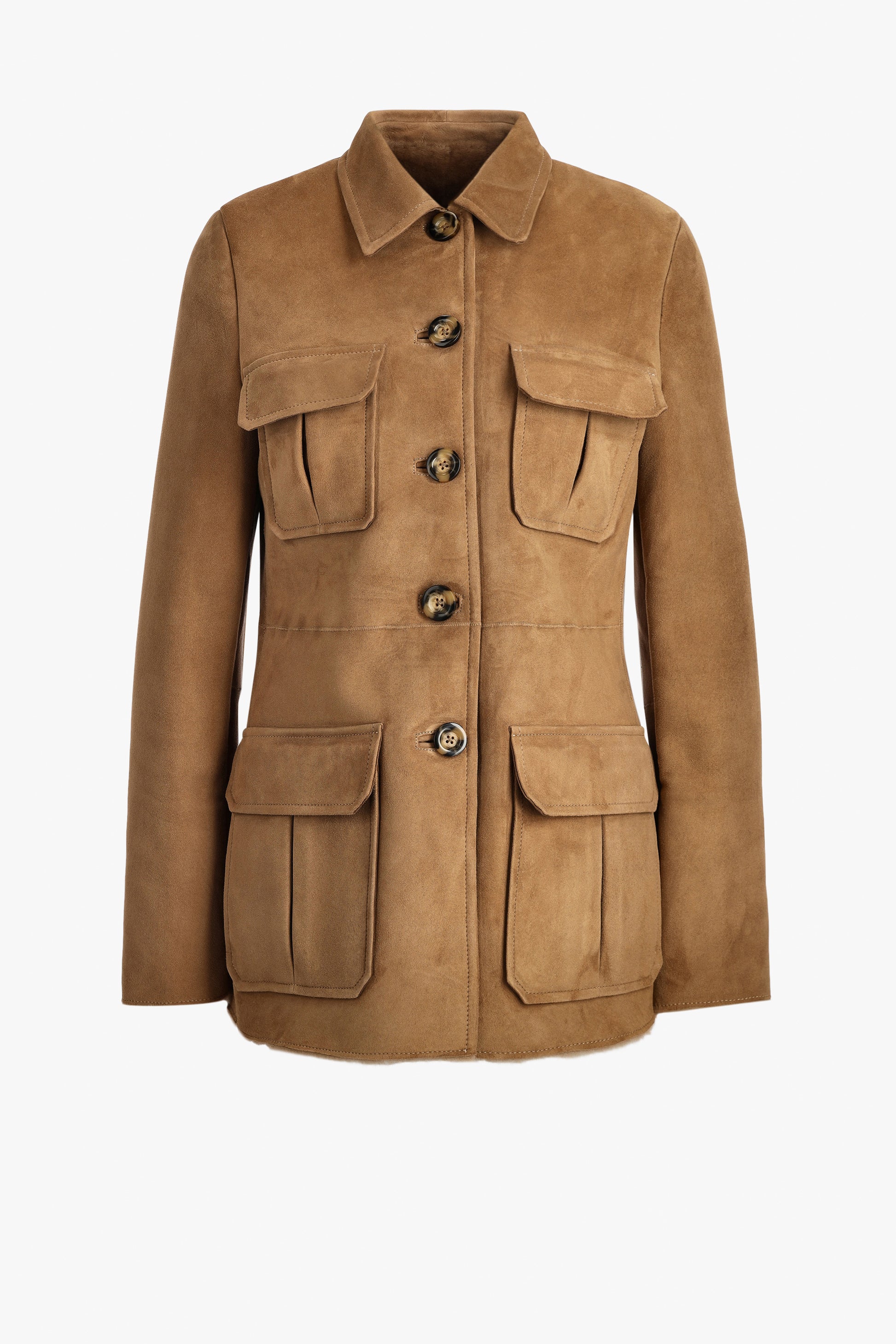Jacke Tilda in Camel Suede Jadia