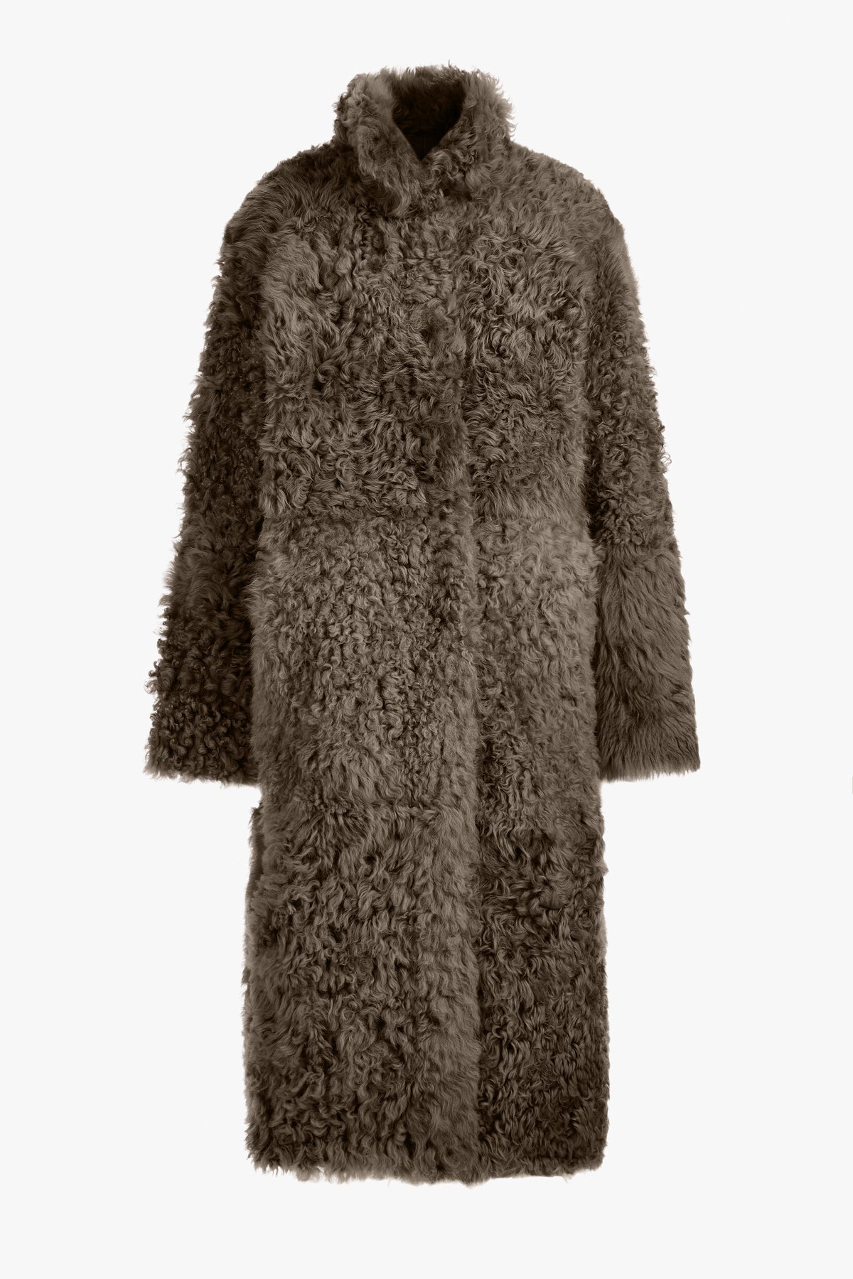 Jackie Reversible Coat in Muted Green