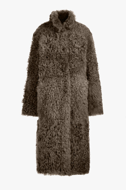 Jackie Reversible Coat in Muted Green
