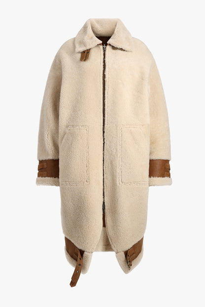 Leona Coat in Cream