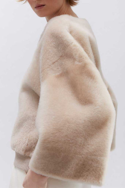 Sweater Claude Lacon in Cream Jadia