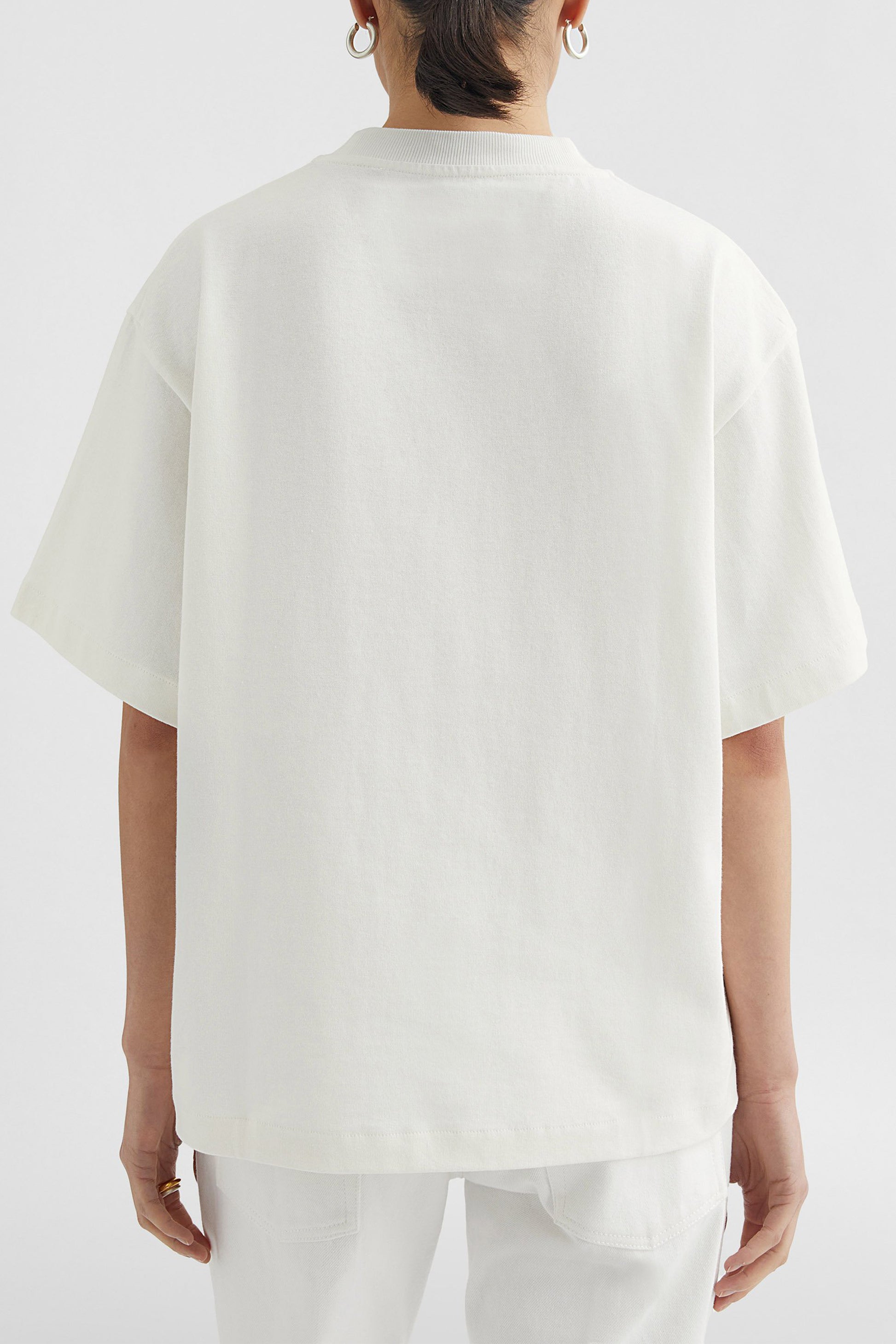 T-Shirt Logo in WeißJil Sander - Anita Hass