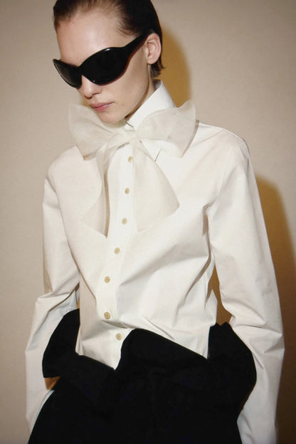Bluse Ivy in Chalk Khaite