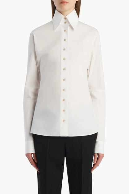 Bluse Ivy in Chalk Khaite