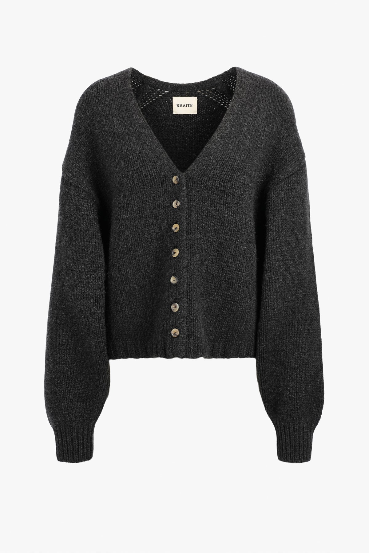 Cardigan Axel in Charcoal Khaite