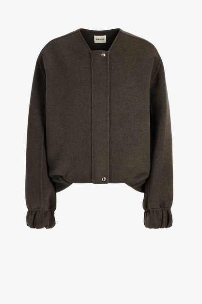 Jacke Cordan in Army Melange Khaite