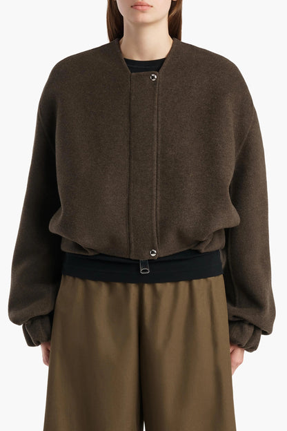 Jacke Cordan in Army Melange Khaite