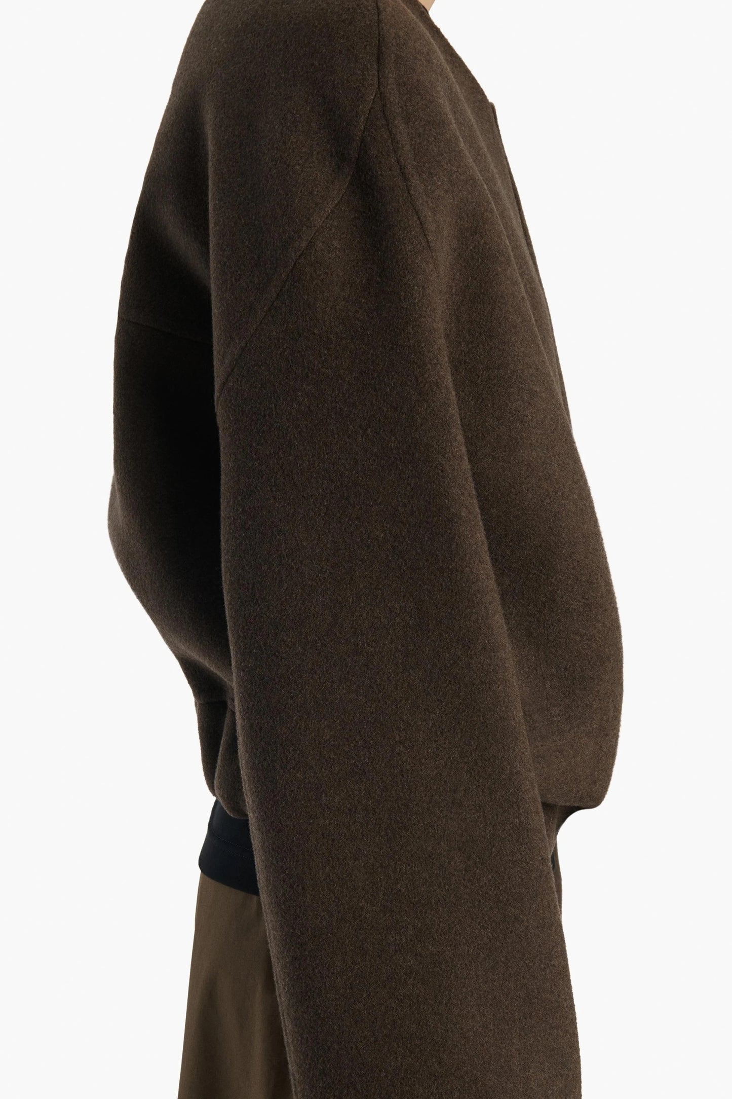 Jacke Cordan in Army Melange Khaite