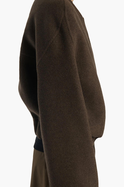 Jacke Cordan in Army Melange Khaite