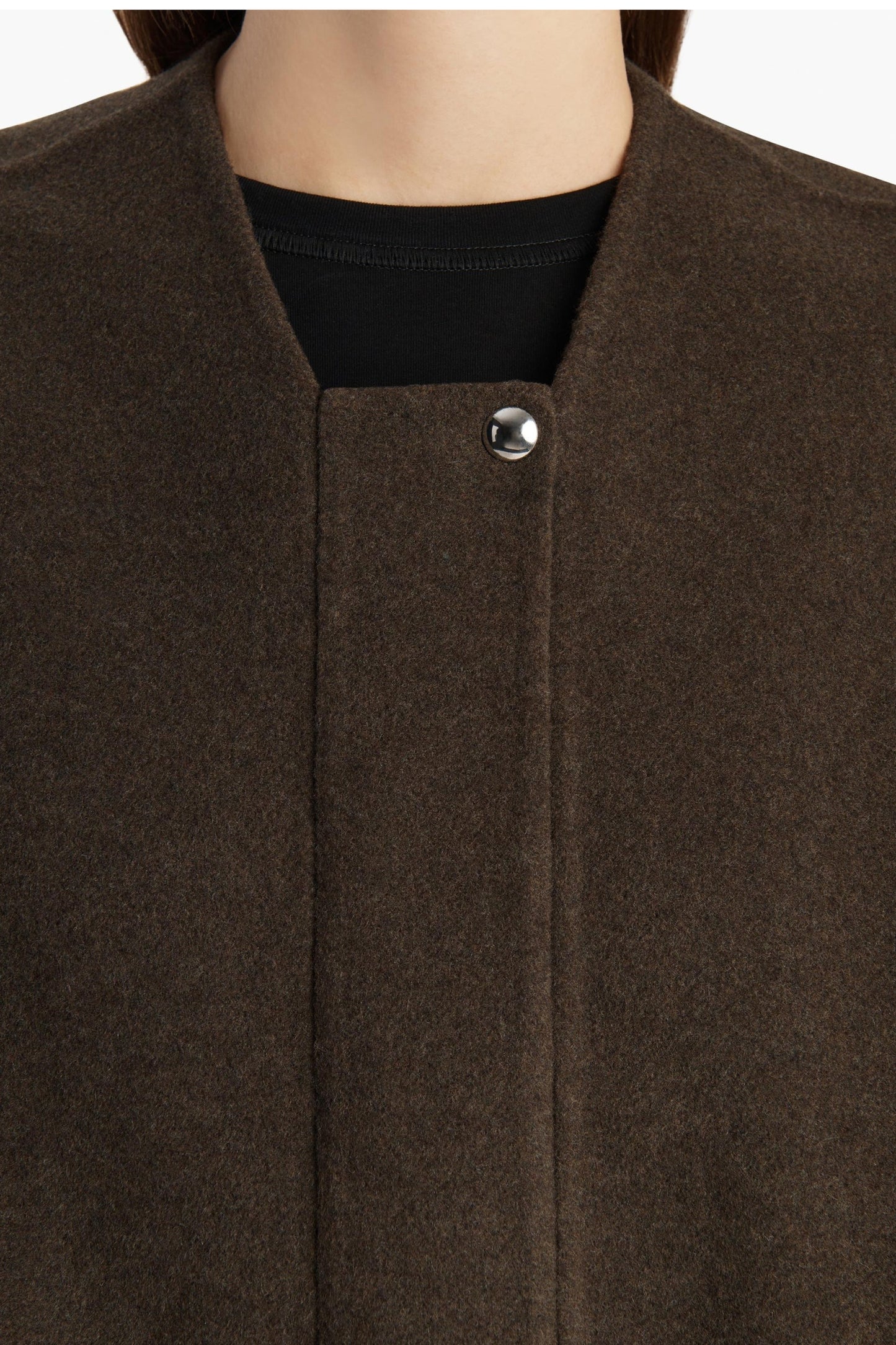 Jacke Cordan in Army Melange Khaite
