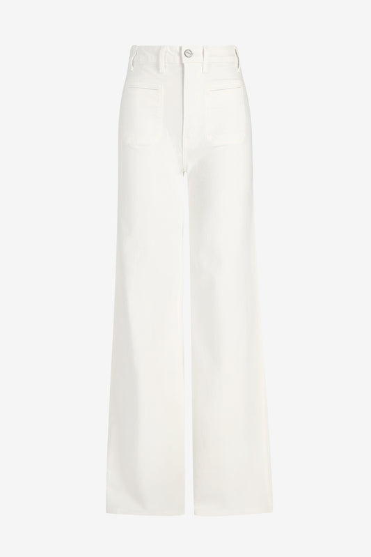 Delmonico Jeans in White by Khaite - Anita Hass