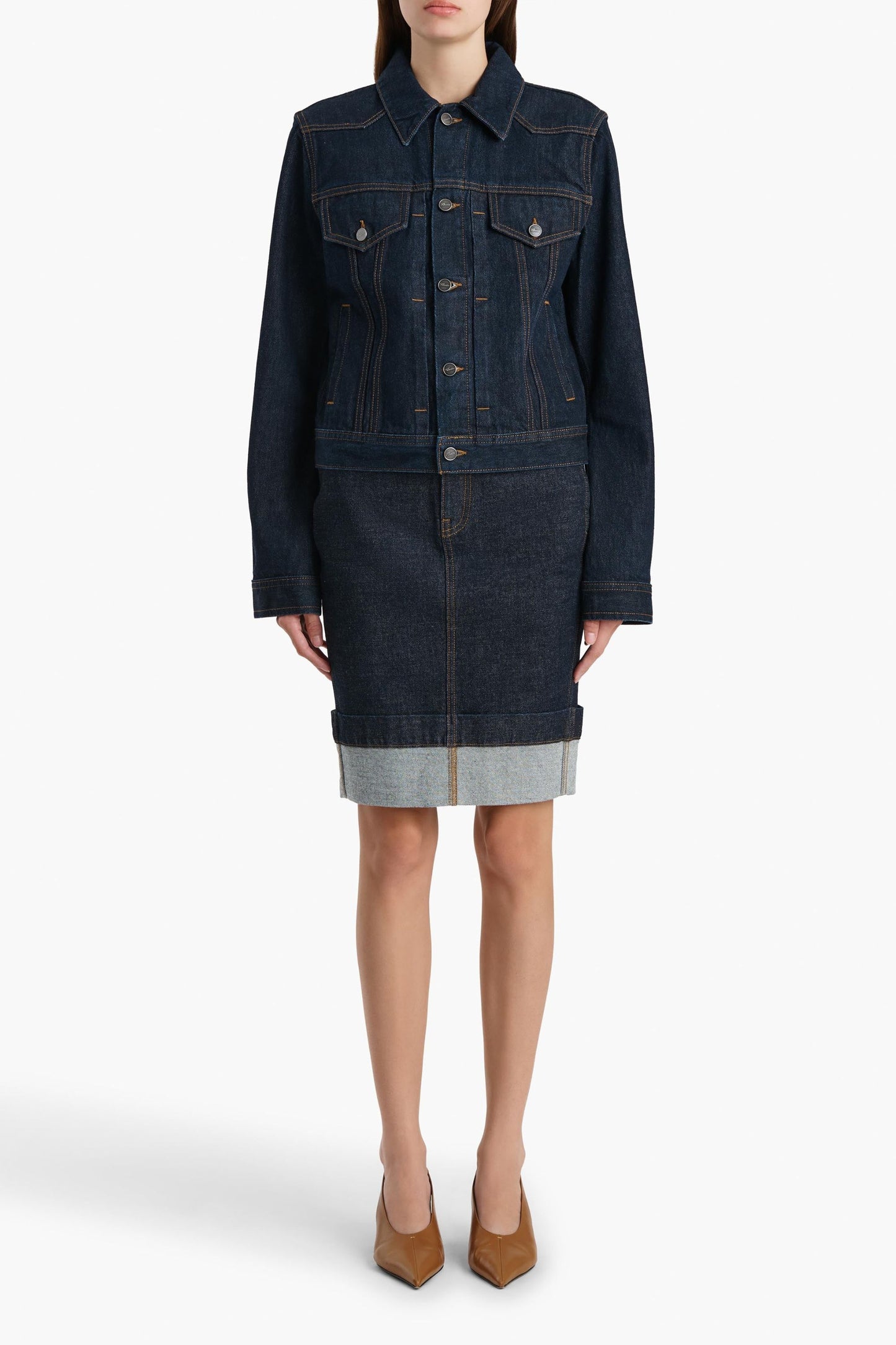Augustine Denim Jacket in BensonKhaite - Anita Hass