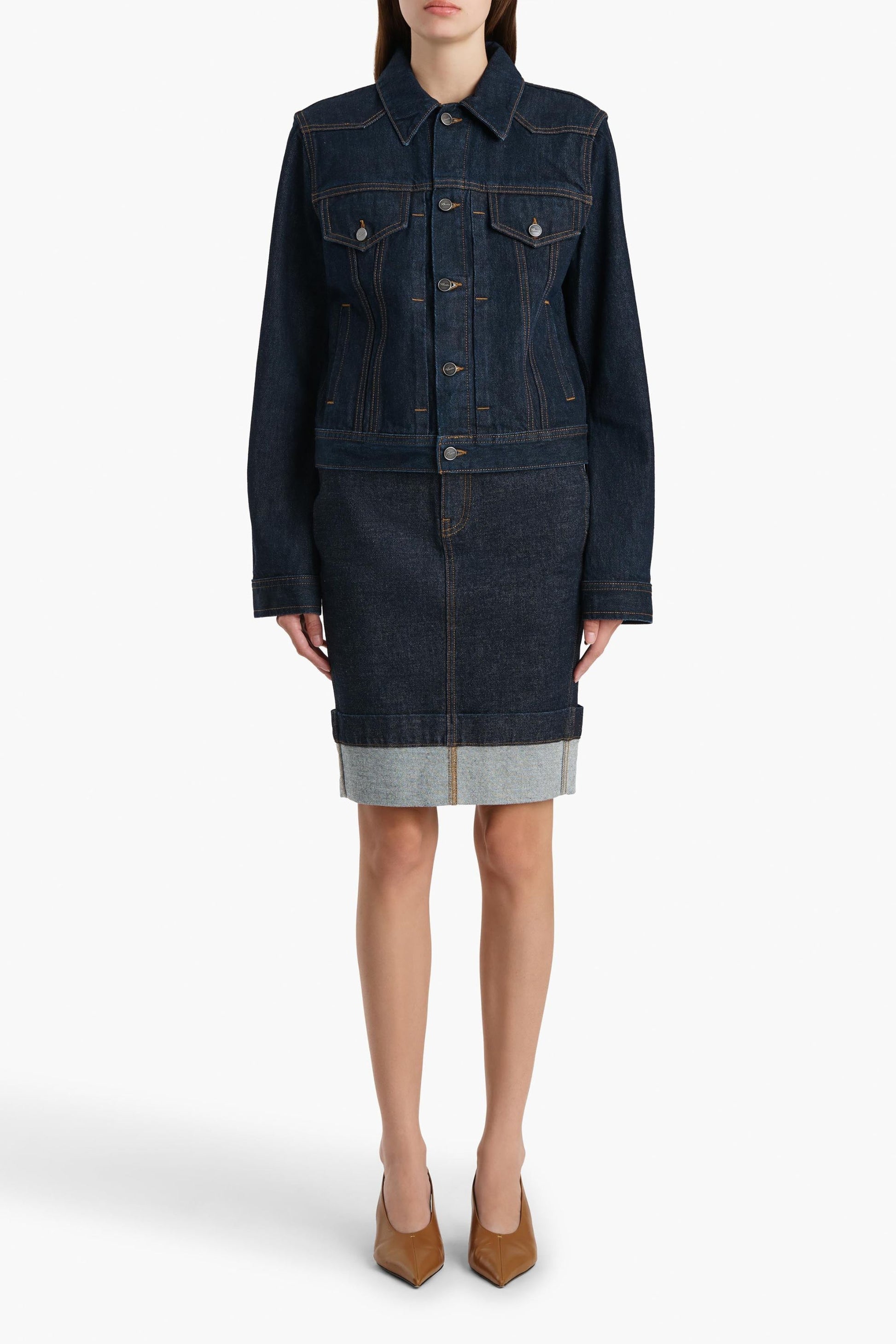 Augustine Denim Jacket in BensonKhaite - Anita Hass