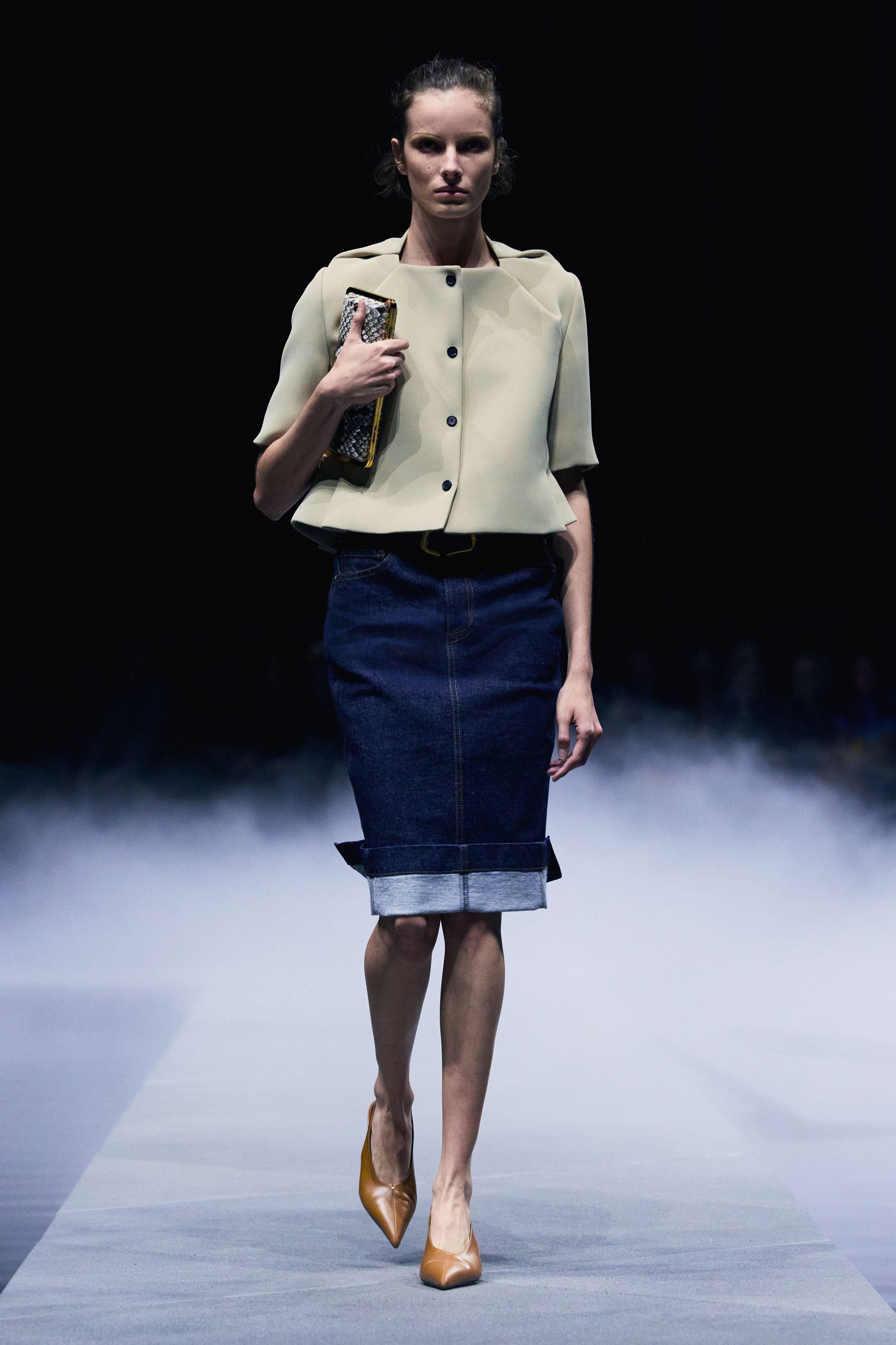 Kendra Denim Skirt by BensonKhaite - Anita Hass