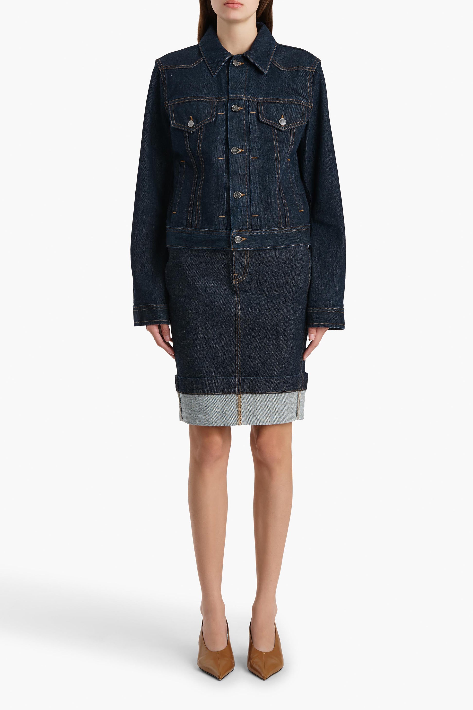 Kendra Denim Skirt by BensonKhaite - Anita Hass