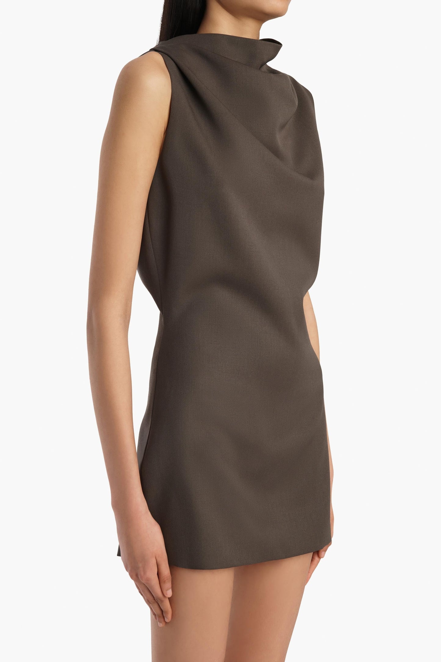 Kleid Astor in Clove Khaite