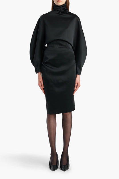 Kleid Harlin in Schwarz Khaite