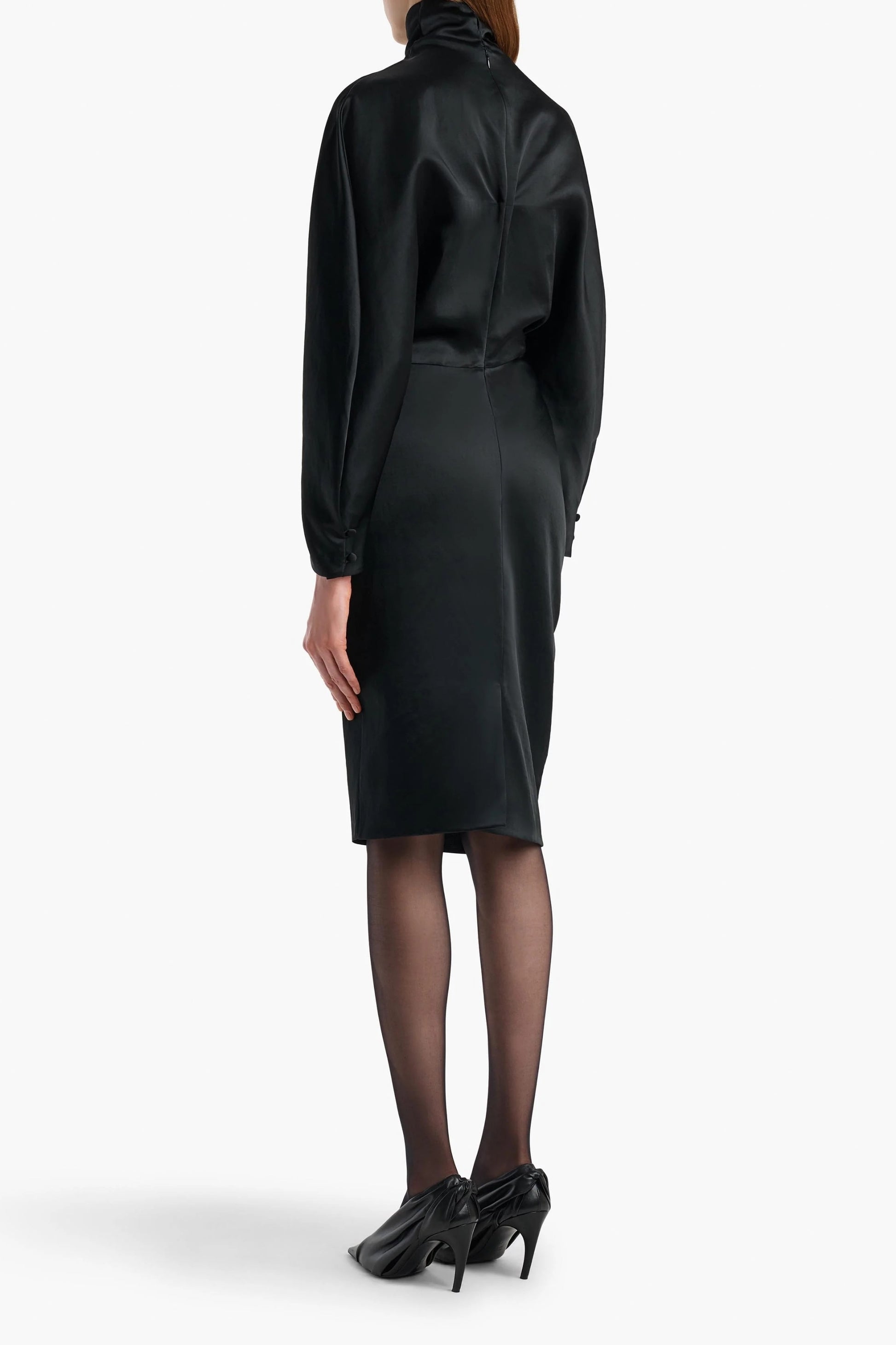 Kleid Harlin in Schwarz Khaite