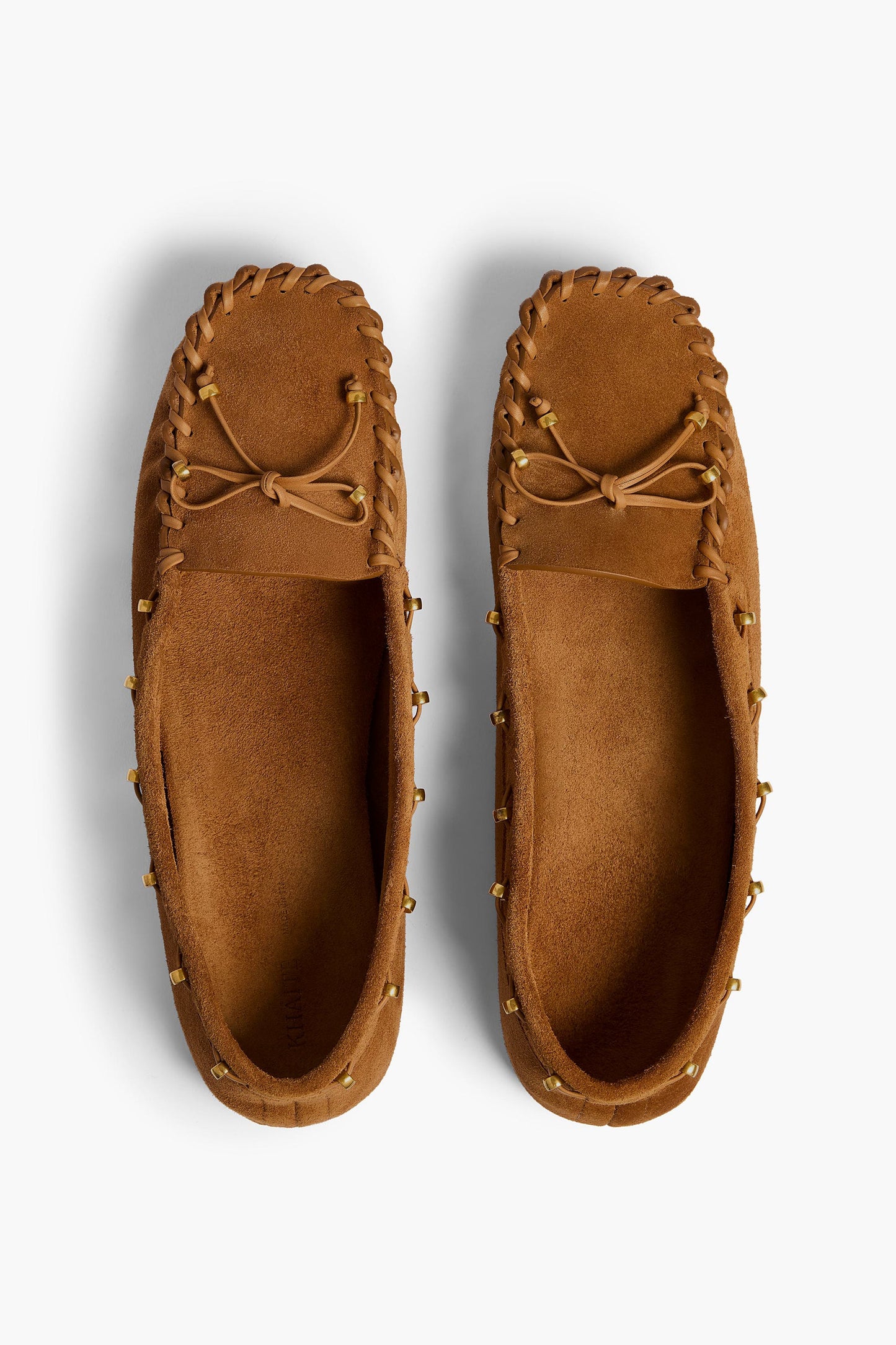 Loafer Milly in Suede Caramel Khaite