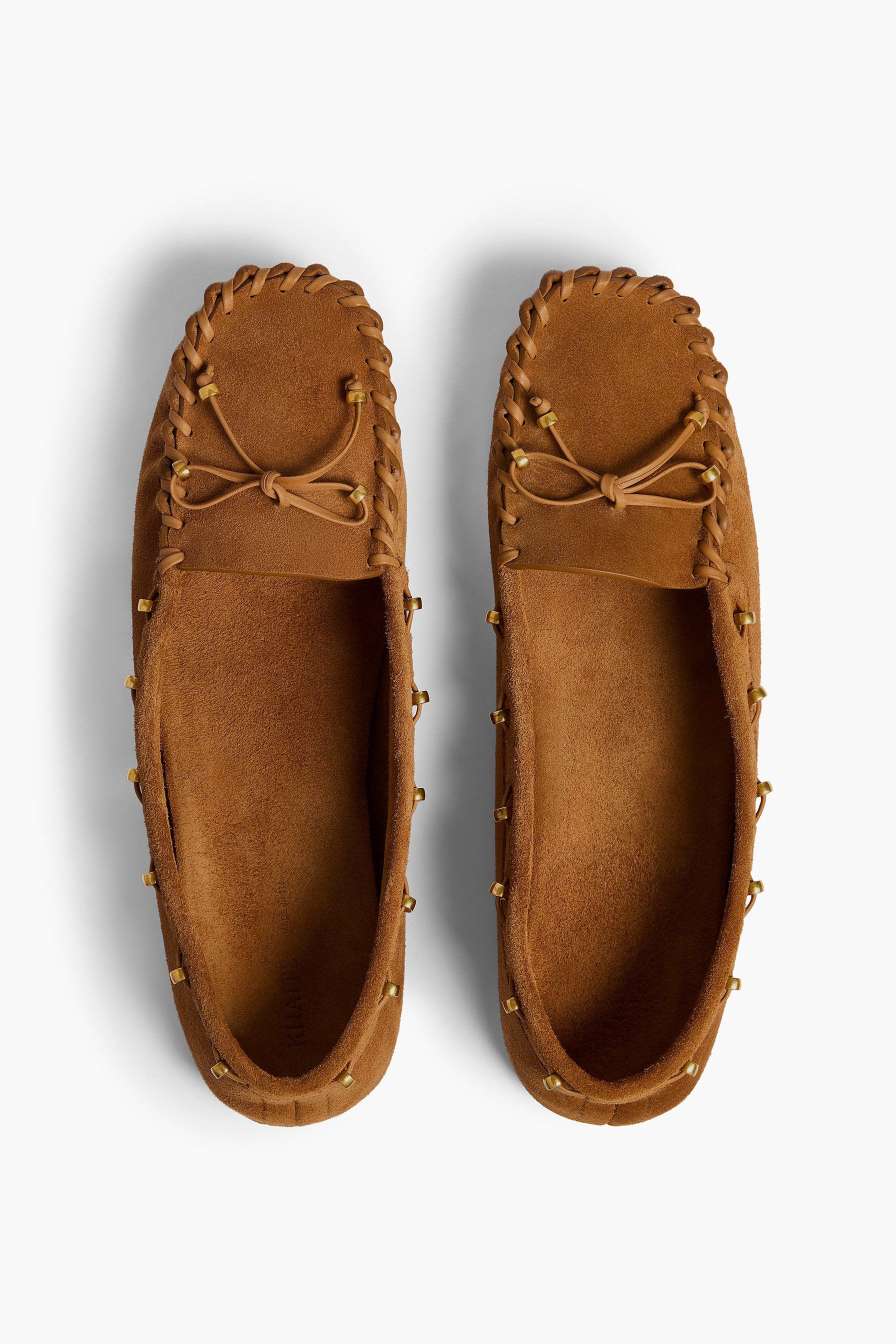 Loafer Milly in Suede Caramel Khaite