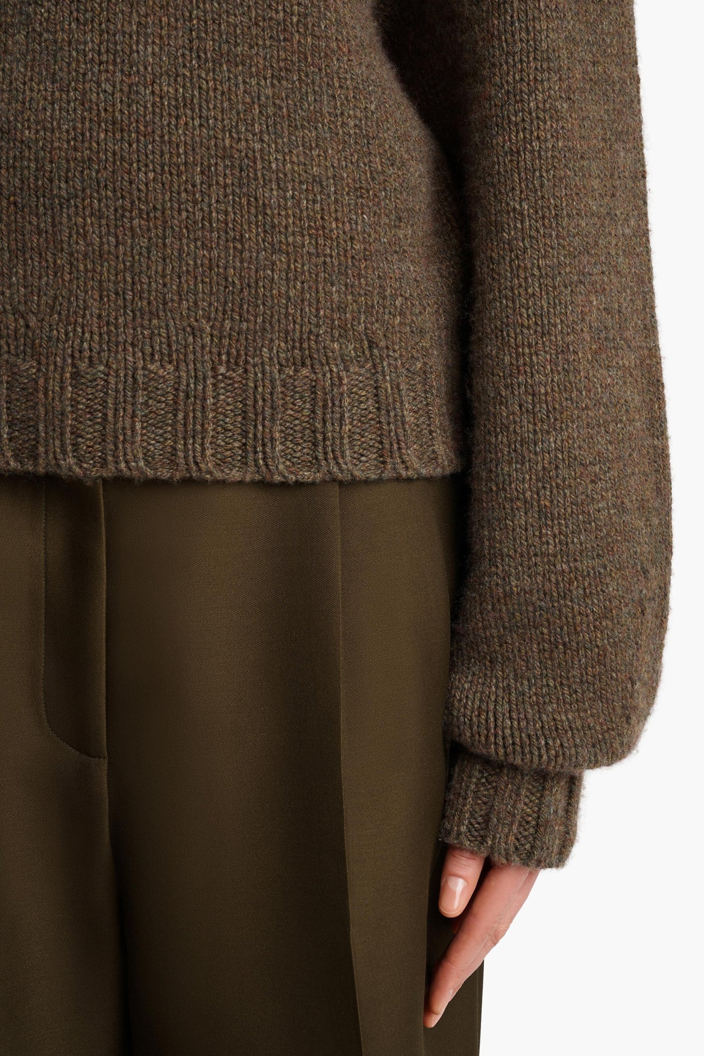 Pullover Gemma in Artichoke Khaite
