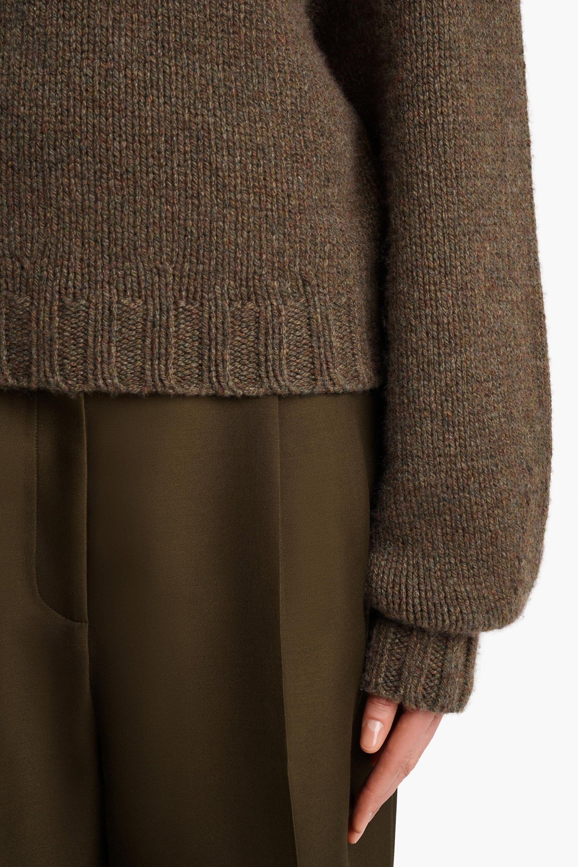 Pullover Gemma in Artichoke Khaite