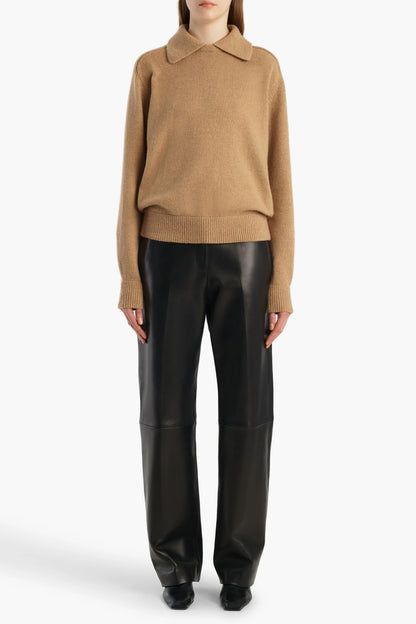 Pullover Jackson in Camel Khaite