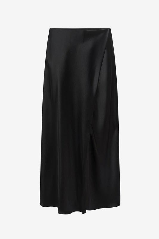 Demi Skirt in Black by Khaite - Anita Hass