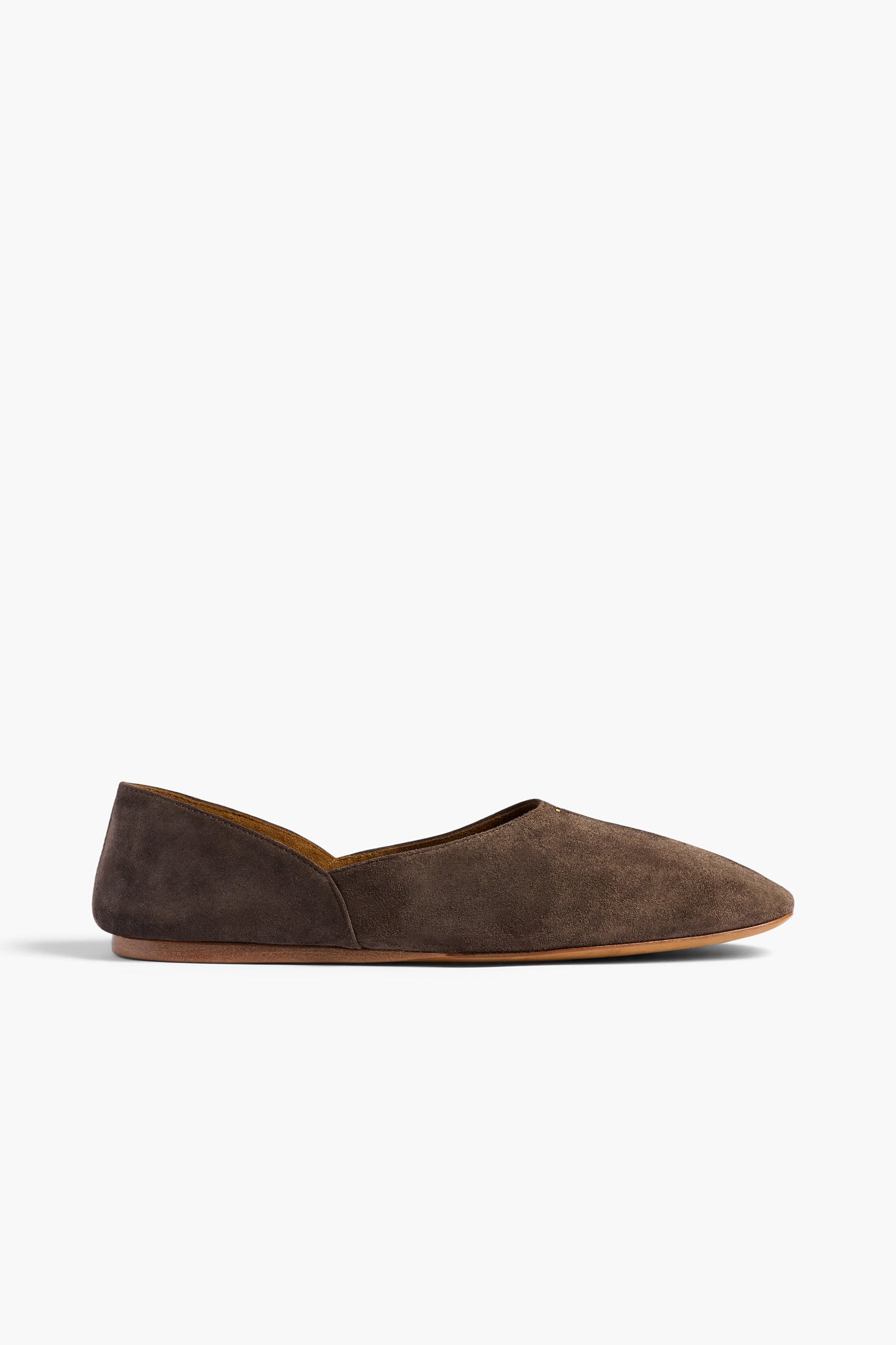 Mocasines Jane en ante color sable de Khaite - Anita Hass