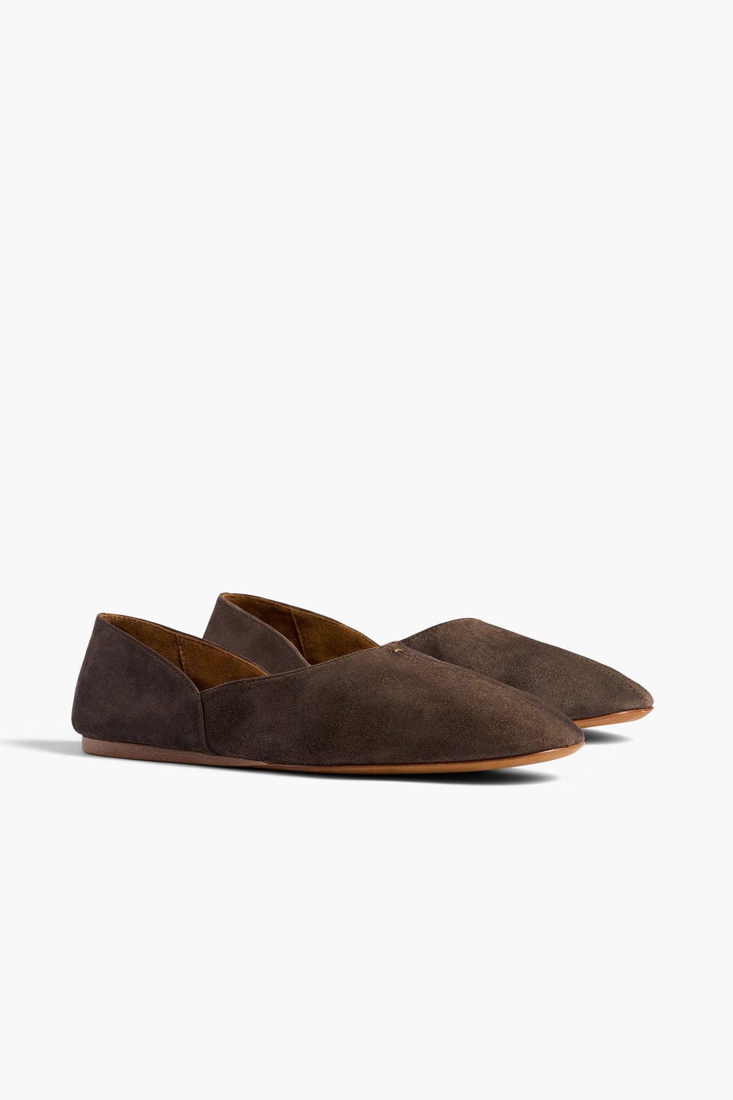 Mocasines Jane en ante color sable de Khaite - Anita Hass