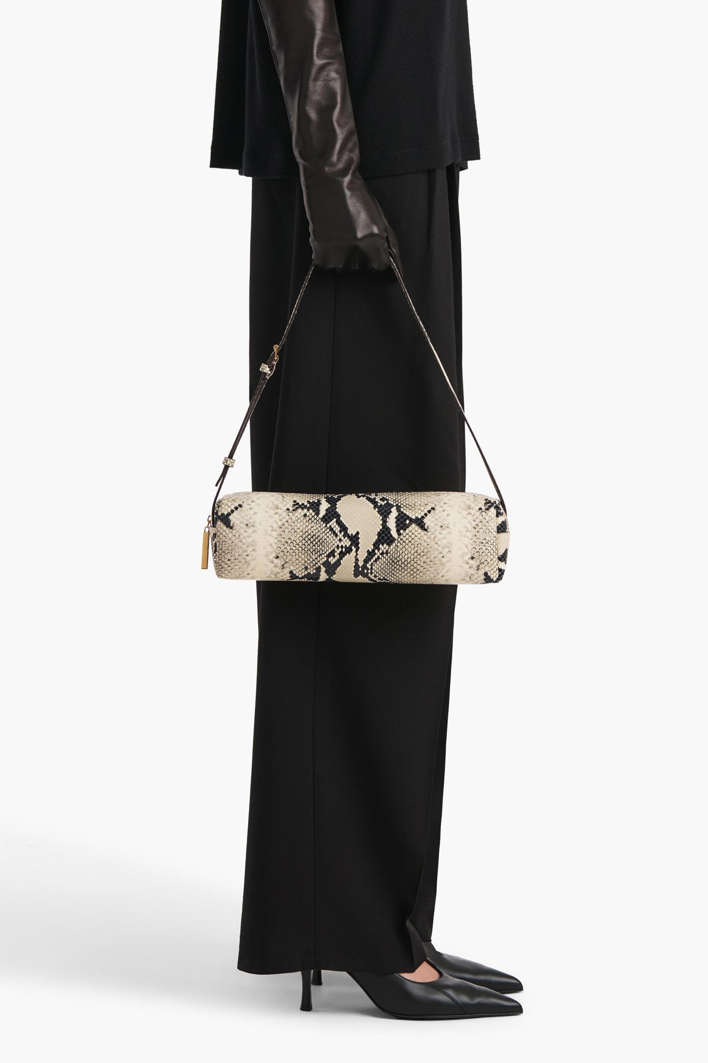 Tasche Kye in Natural Python Khaite