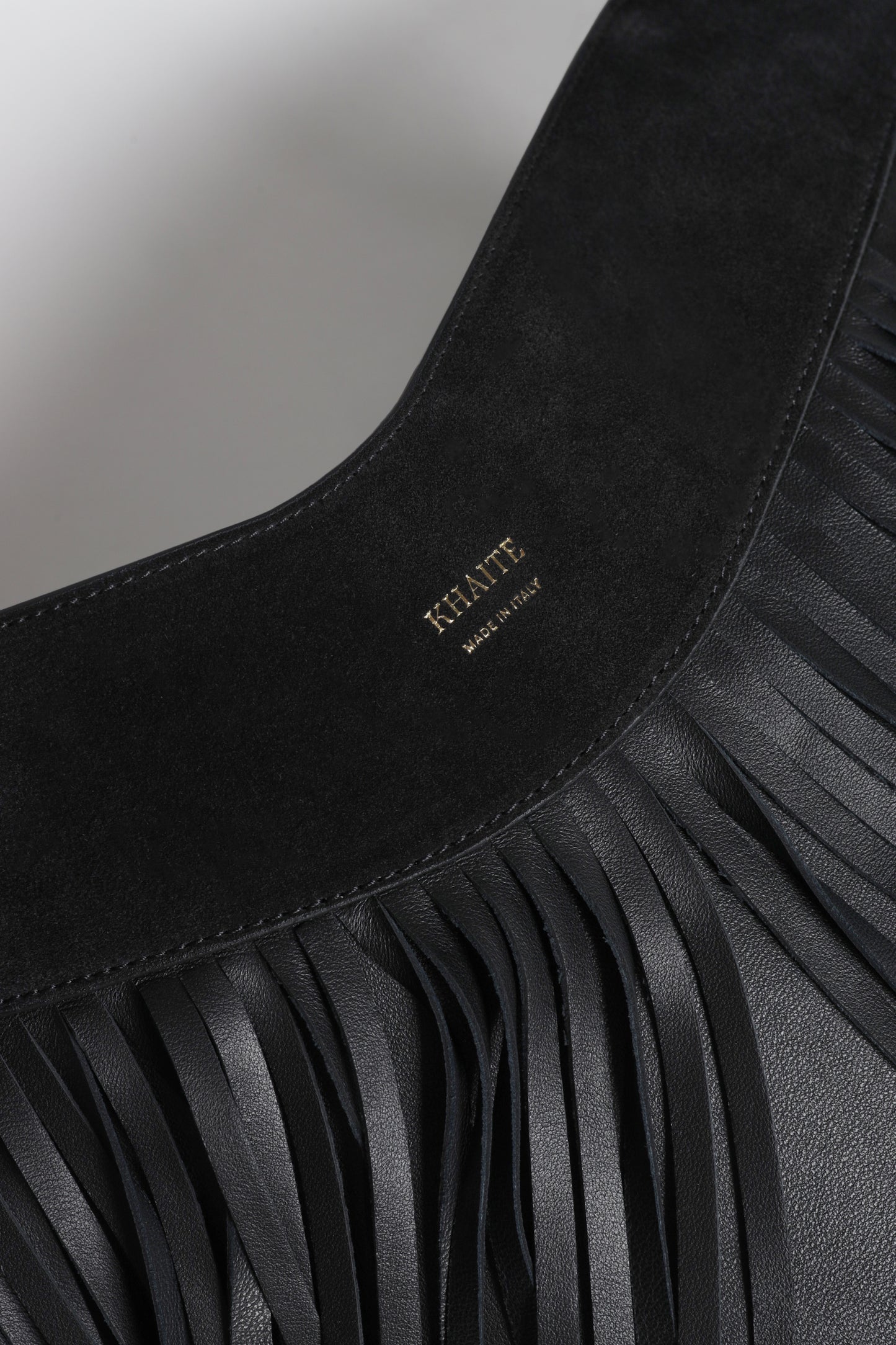 Lotus Fringes Small Bag in Black