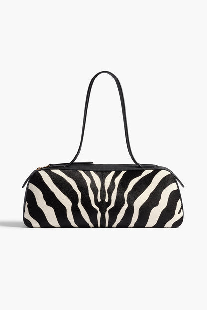 Simona Zebra Bag in Black/White by Khaite - Anita Hass