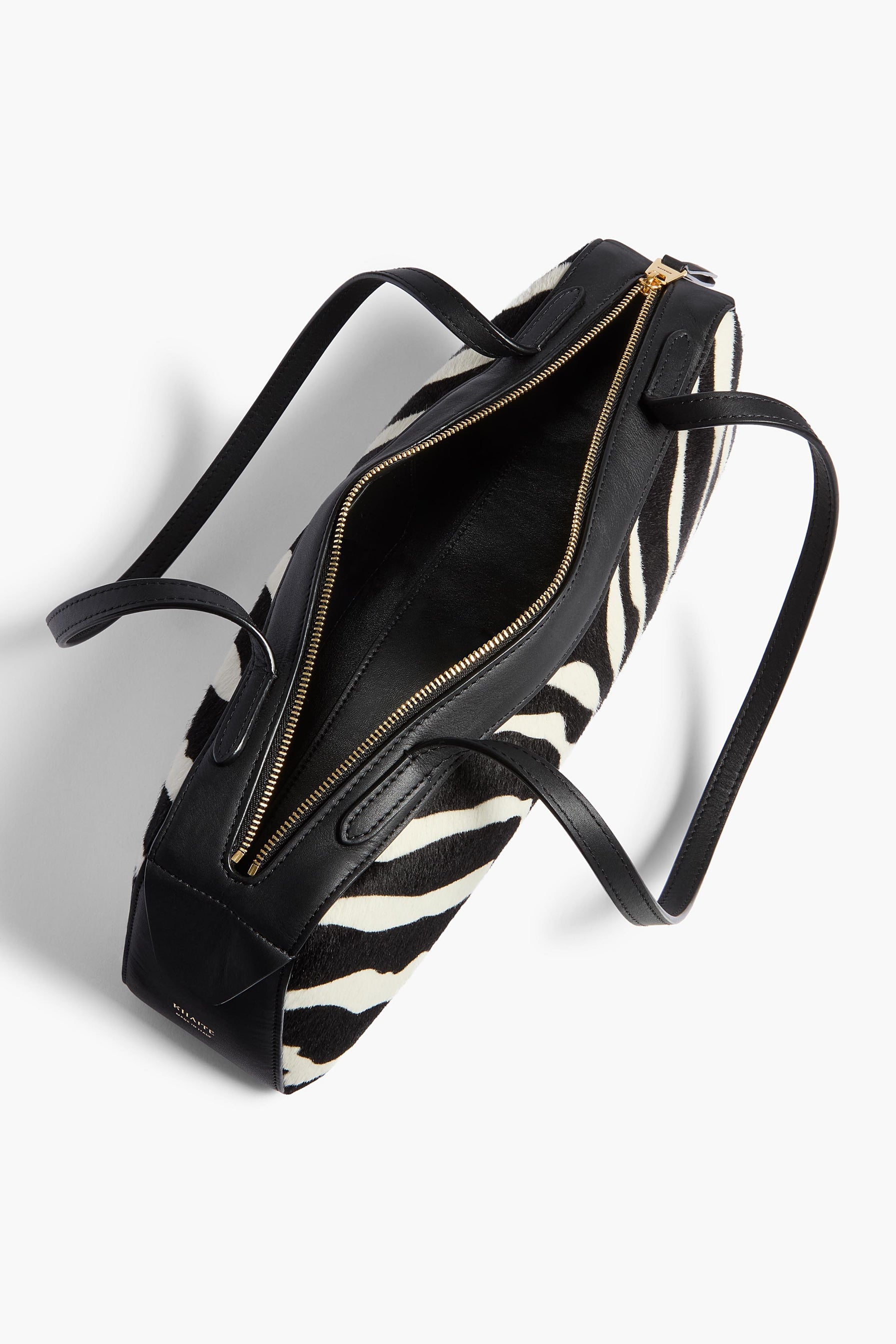 Simona Zebra Bag in Black/White by Khaite - Anita Hass