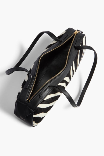 Simona Zebra Bag in Black/White by Khaite - Anita Hass