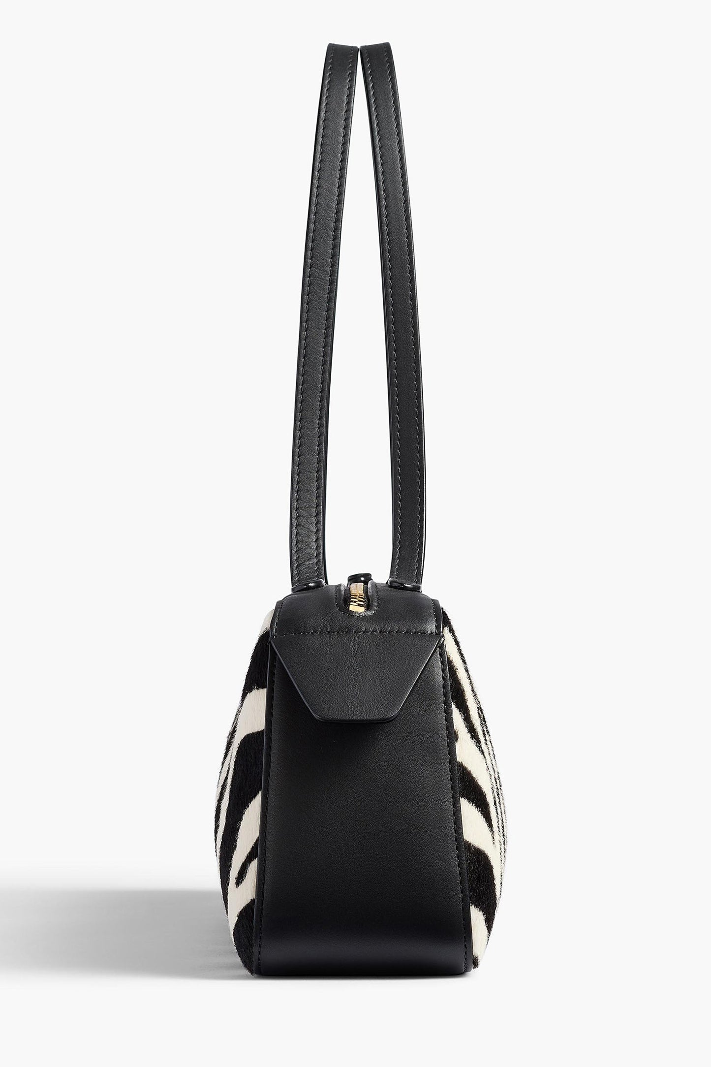 Simona Zebra Bag in Black/White by Khaite - Anita Hass