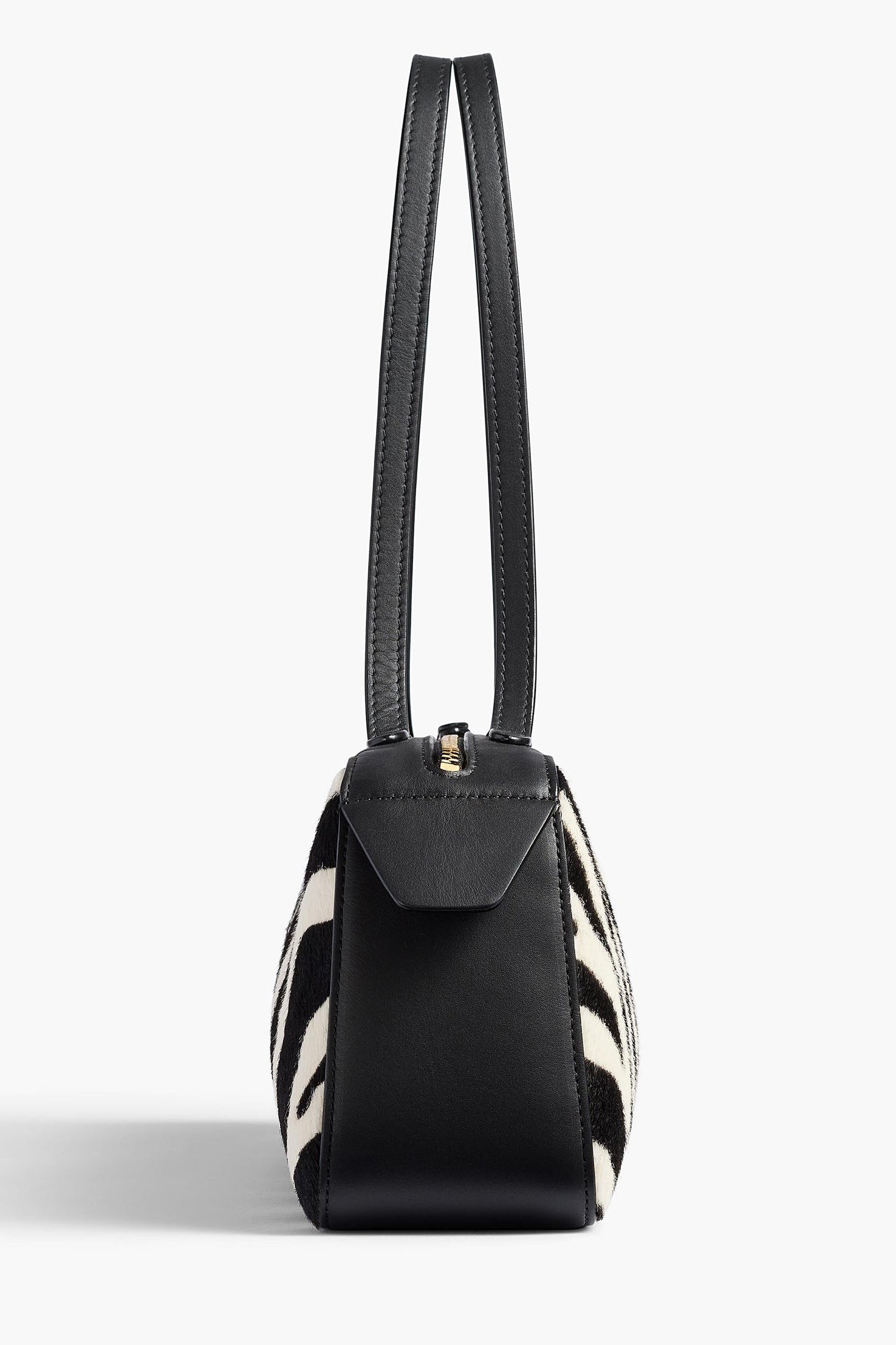 Simona Zebra Bag in Black/White by Khaite - Anita Hass