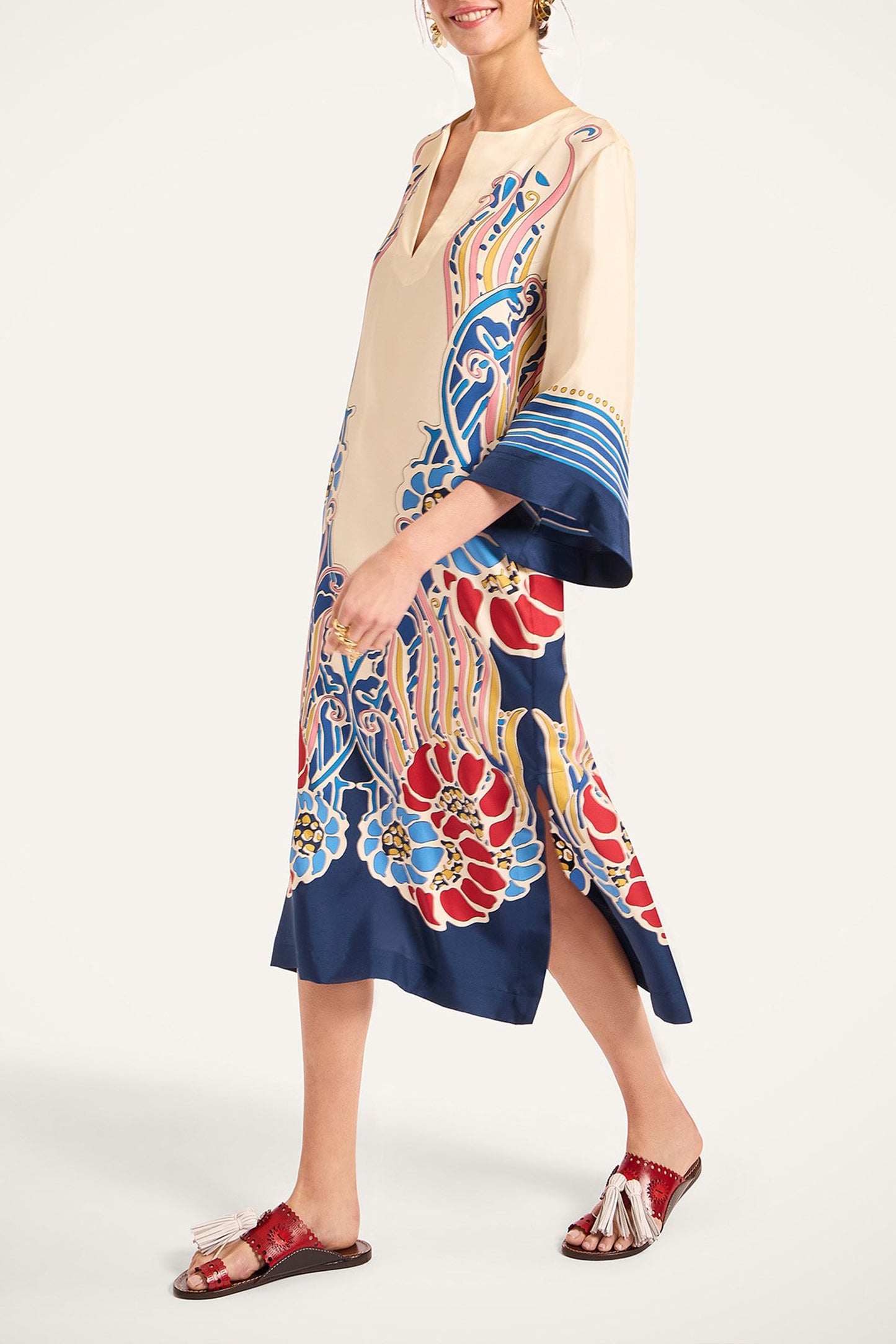 Dress Kaftan Lemuria Placée in Blue