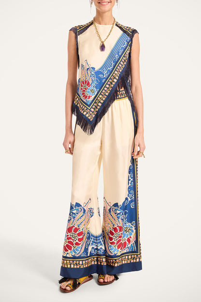 Top Scarf Lemuria Placée in BlueLa Double J - Anita Hass