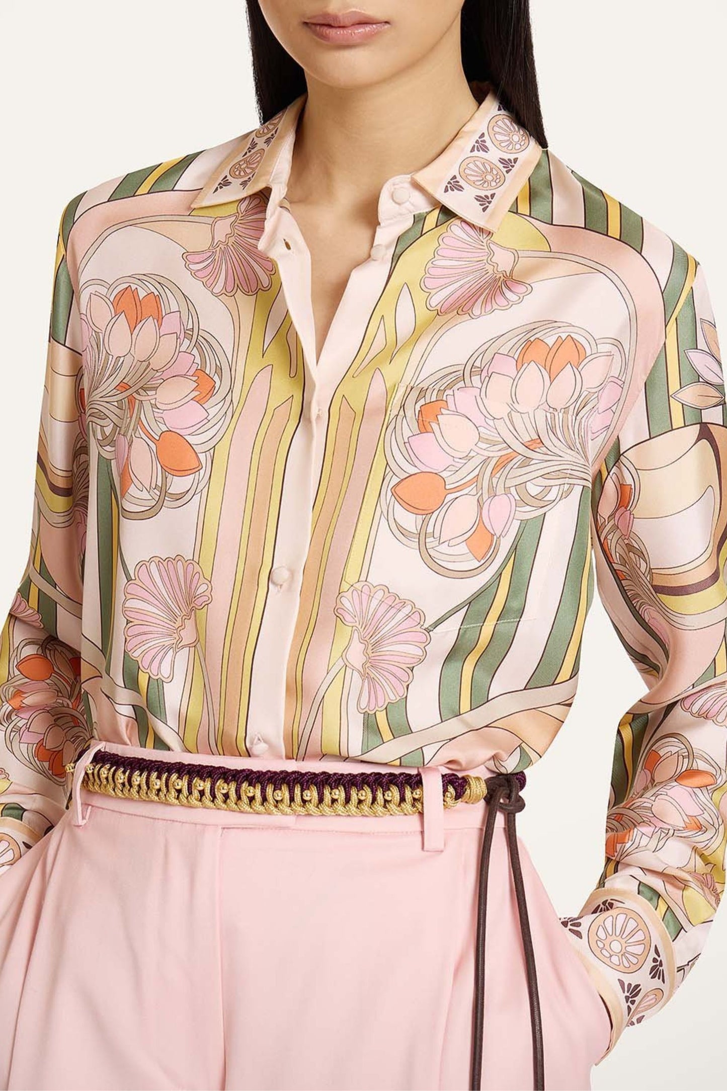 "Boy" Blouse in Tulip Pale Pink by La Double J - Anita Hass