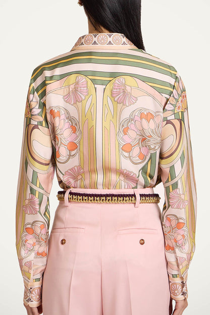 "Boy" Blouse in Tulip Pale Pink by La Double J - Anita Hass