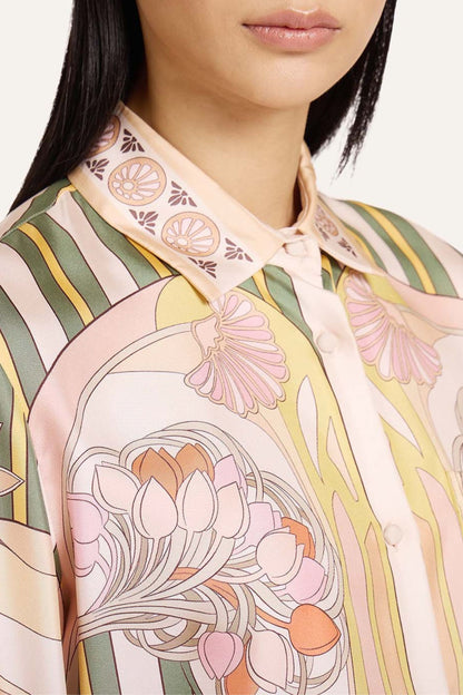 "Boy" Blouse in Tulip Pale Pink by La Double J - Anita Hass
