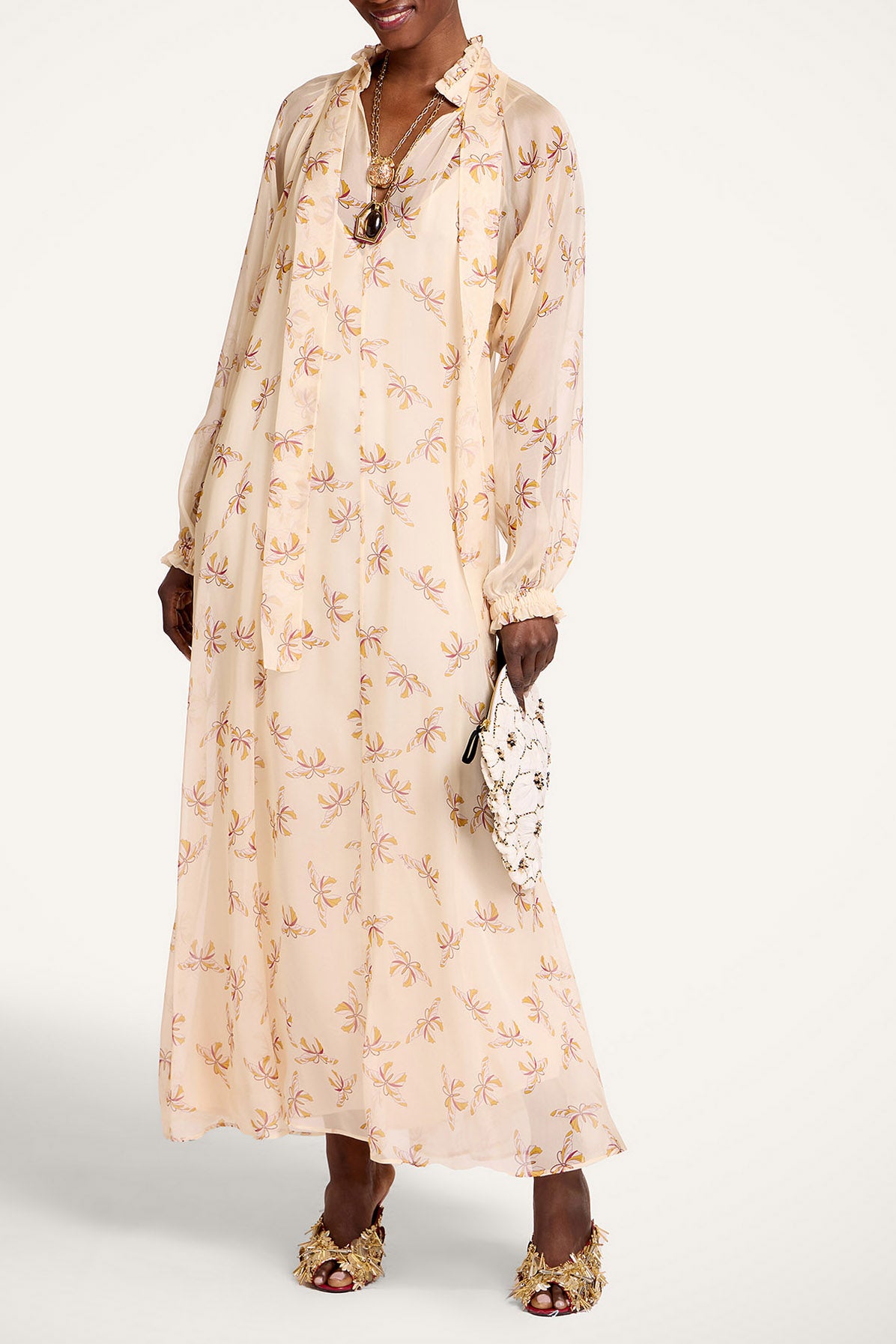 Cerere Farfalla Dress in Buttercream by La Double J - Anita Hass